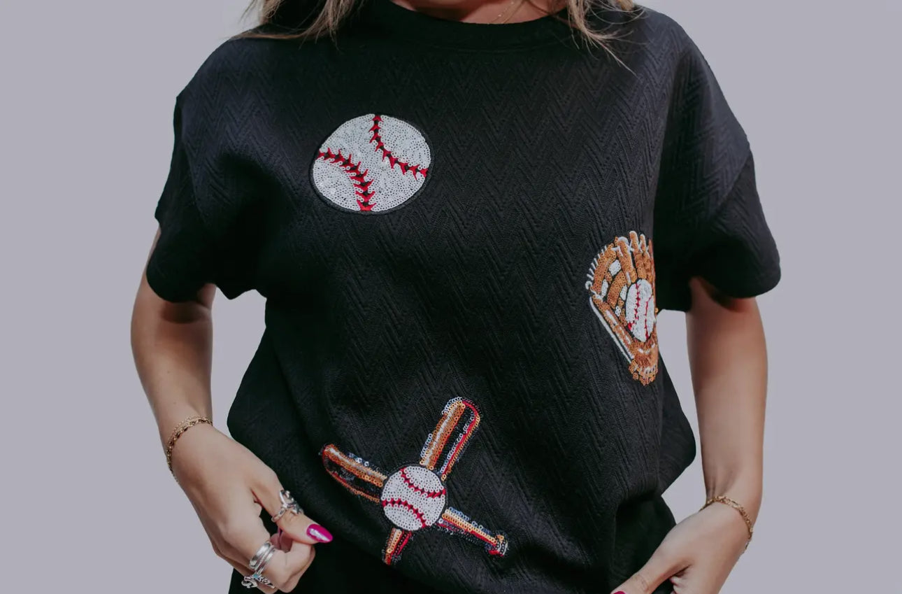 Baseball Sequins Set