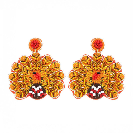 Thanksgiving Turkey Earrings