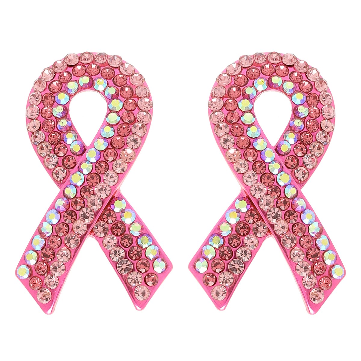 Pink Ribbon Earrings