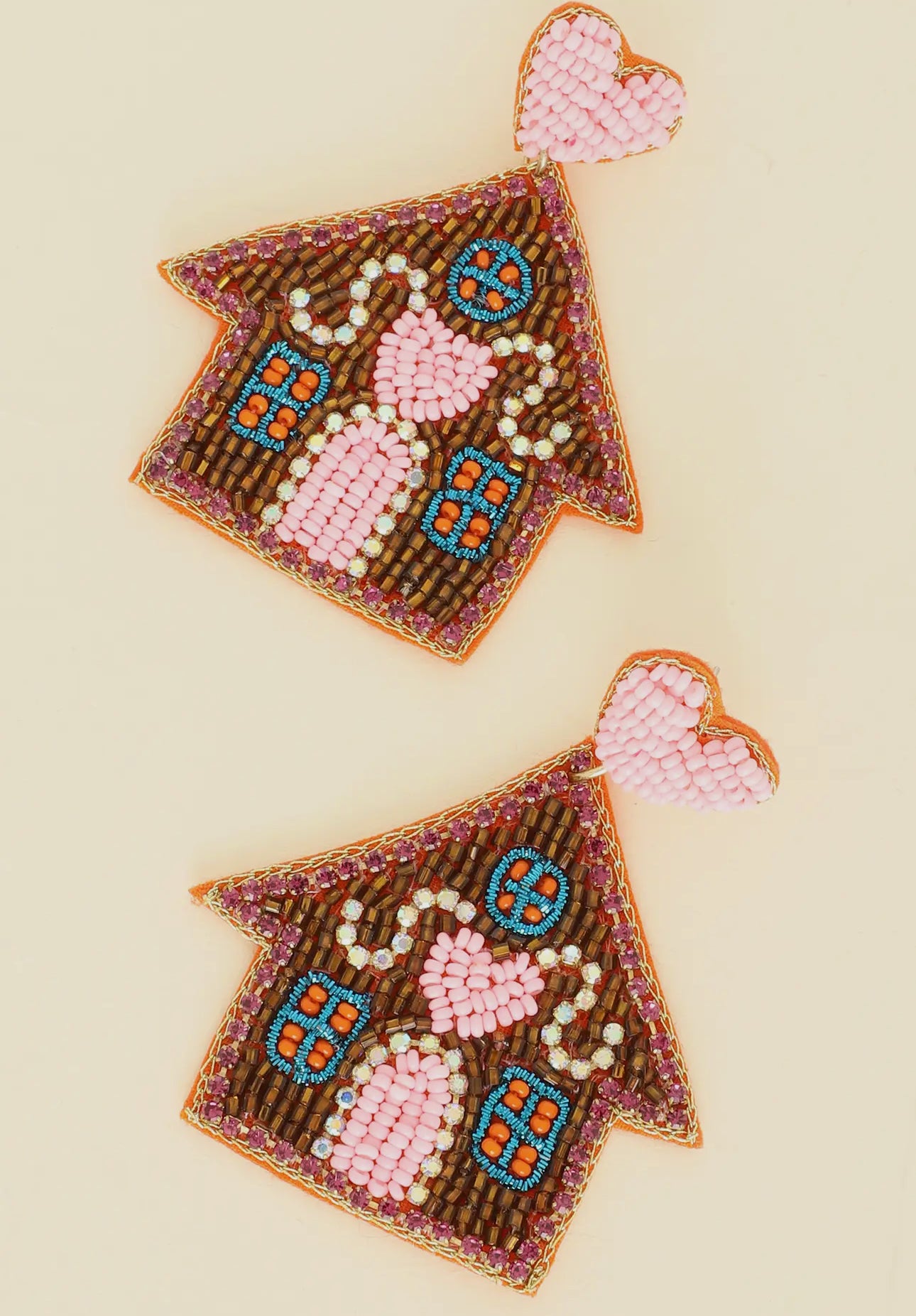 Gingerbread House Earrings