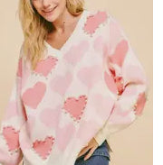 Peart Heart Sweater Top