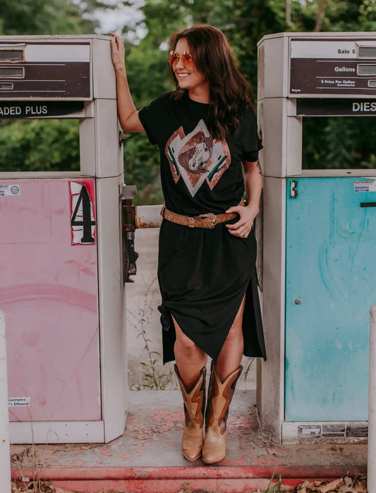 Desperado Sequins Embroidered Dress