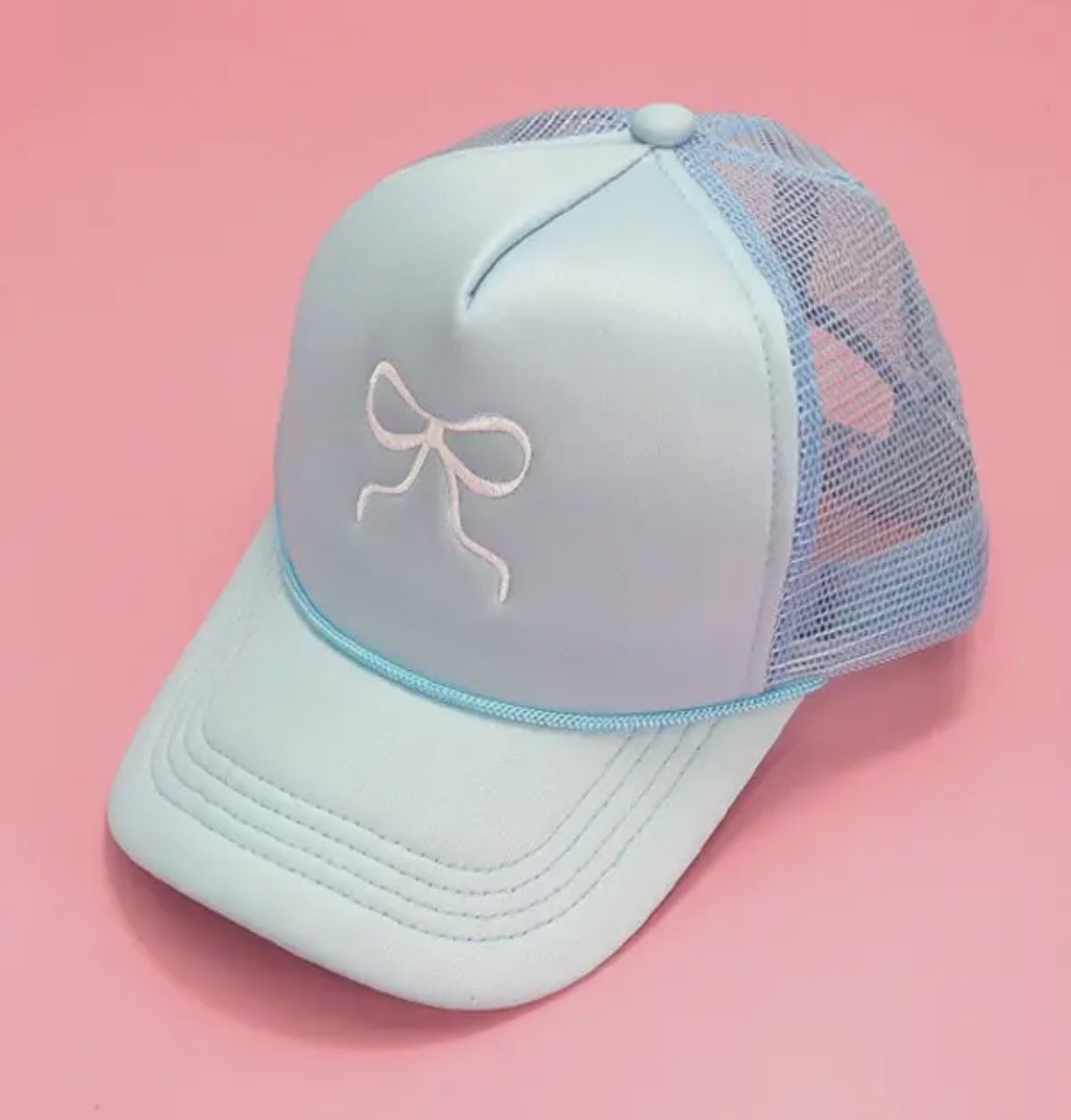 Bow Embroidery Tucker Hat