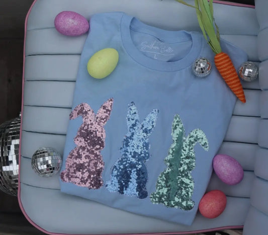 Easter Bunny Trio Graphic Tee