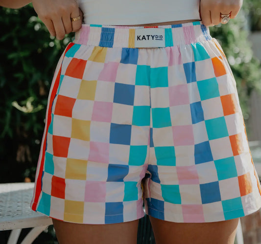Checkered Boxer Shorts