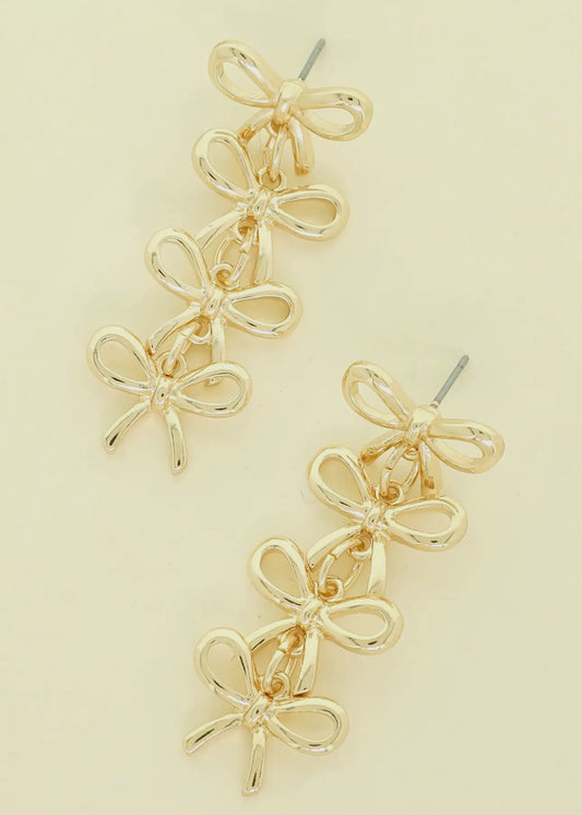 Open Bow Earrings